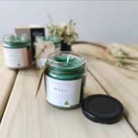 Vela cera de coco 7 chakras
Color: verde