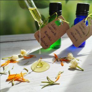 Tratamiento para el cabello, Óleo orgánico. Romero y Caléndula